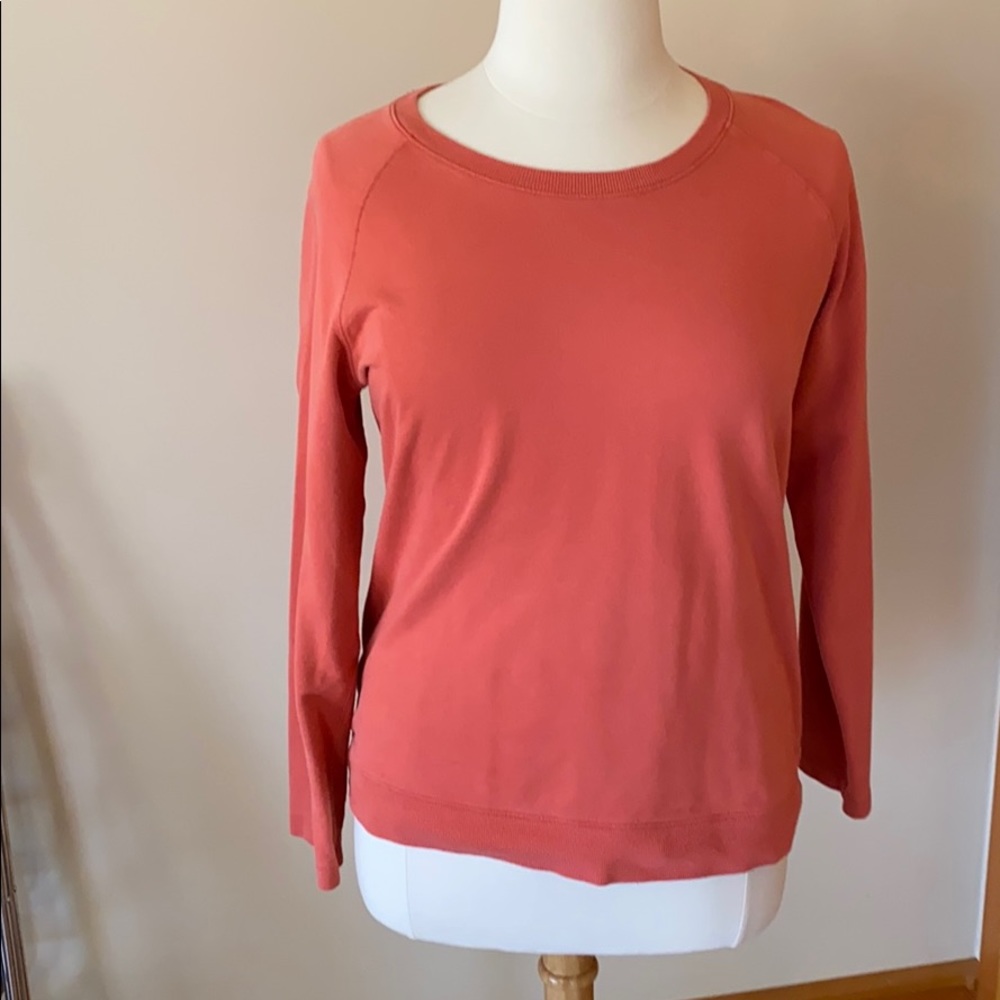Orange sweatshirt